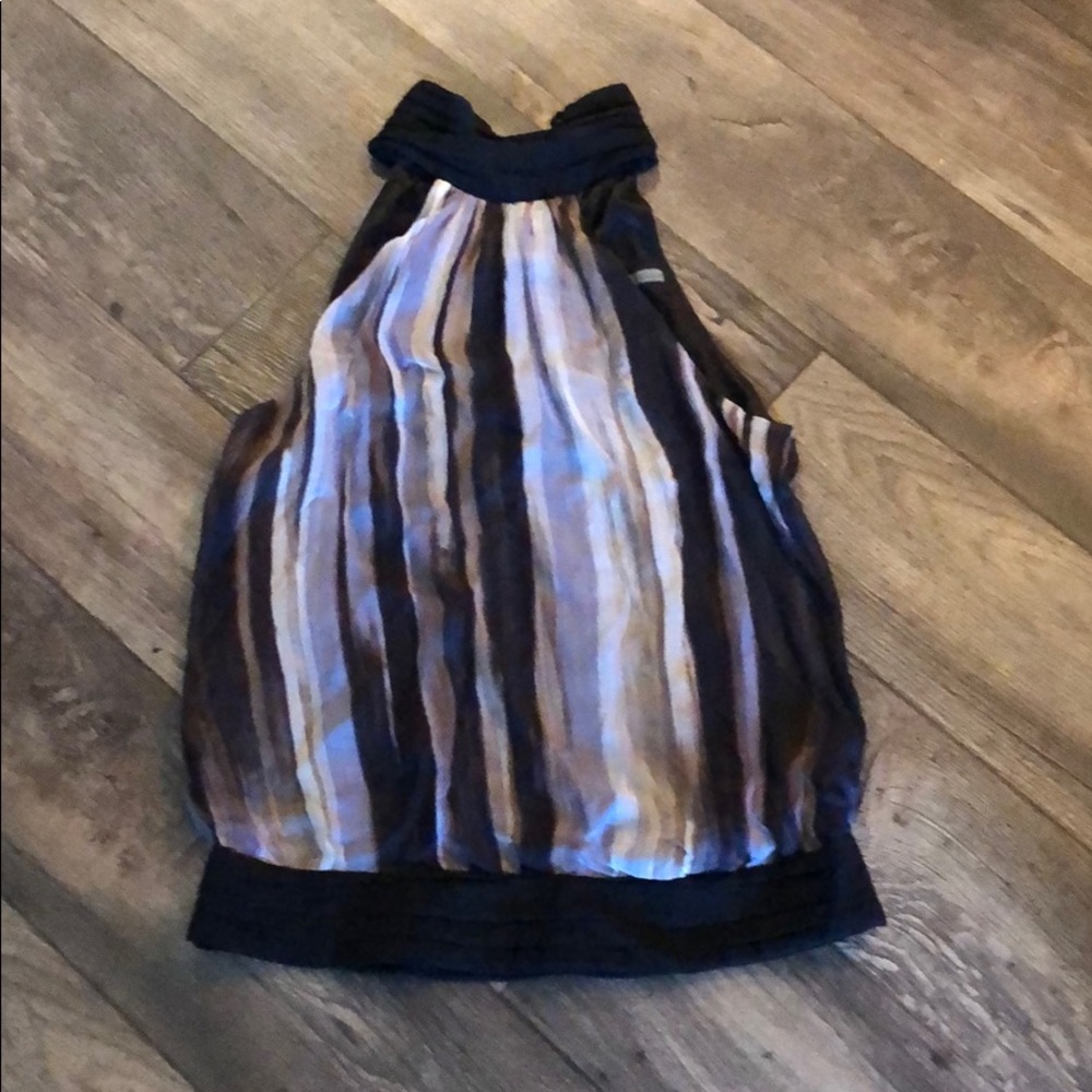 Zara silk halter blouse Small